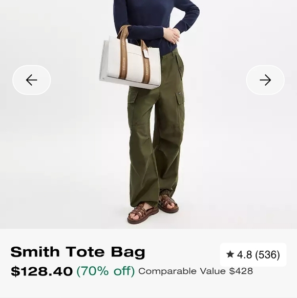 Coach Smith Tote - Picture 5 of 6